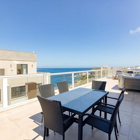Lux Sea Front Penthouse With Breathtaking Views In St Pauls By 360 Estates Apartment St. Paul's Bay Exterior photo
